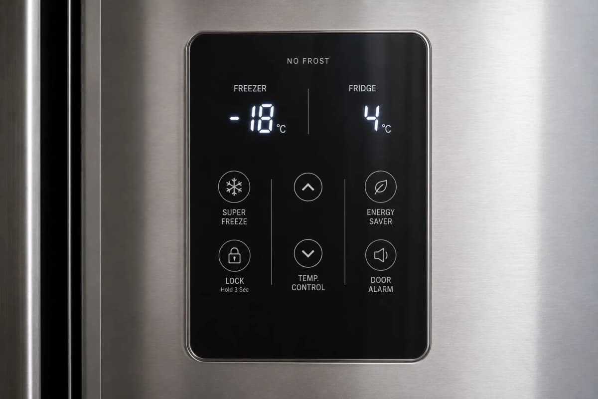 Capacitive Touch Panel on Refrigerator