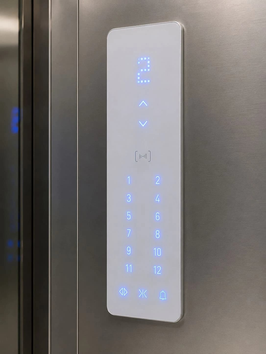 Capacitive Touch Panel on Lift