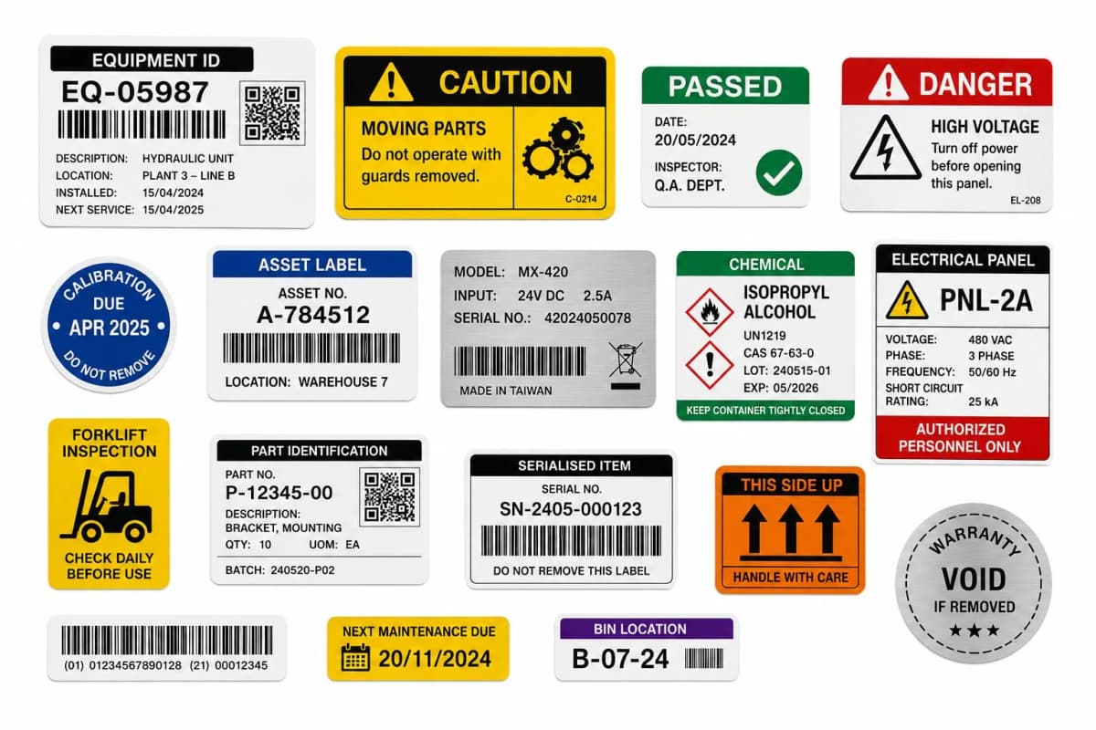 Industrial Sticker Example 3