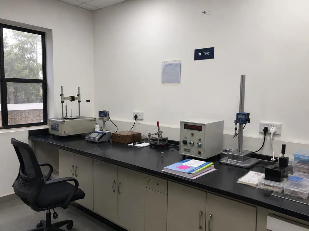 Monitron Quality Control Testing Room