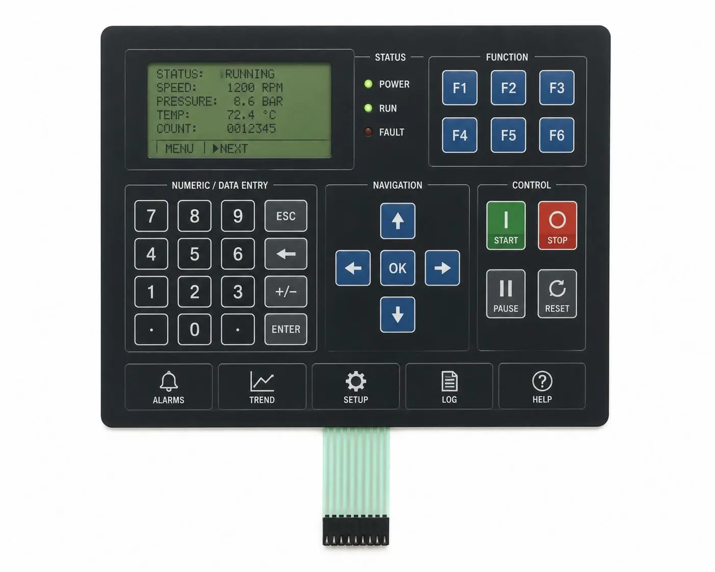 Membrane keypad Example 1