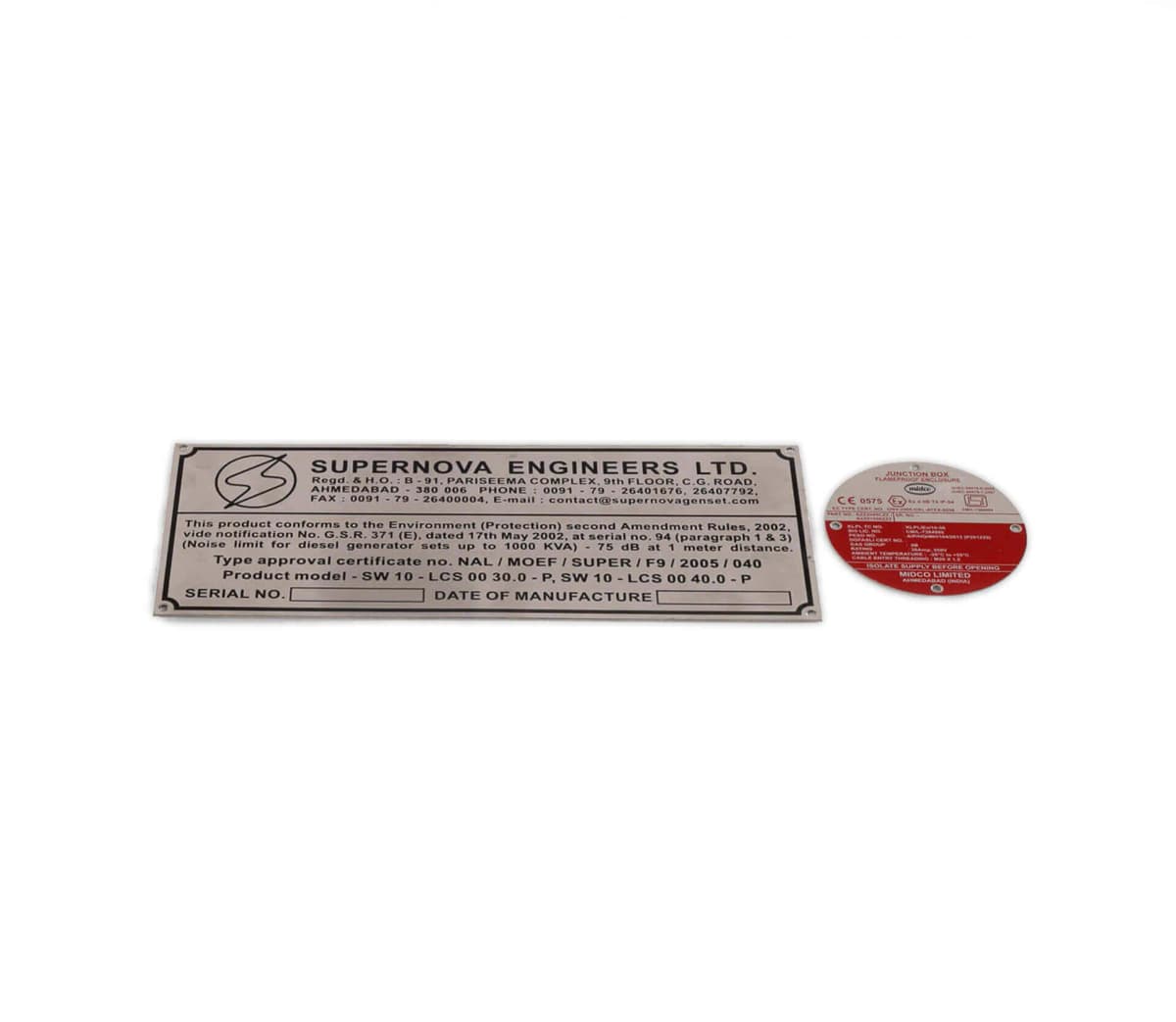 Metal Nameplates