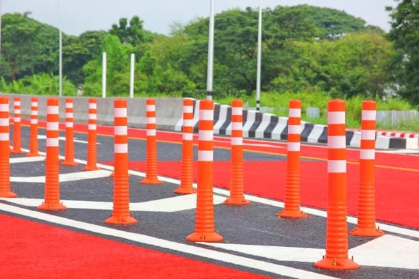 Road Furniture Reflective Markings